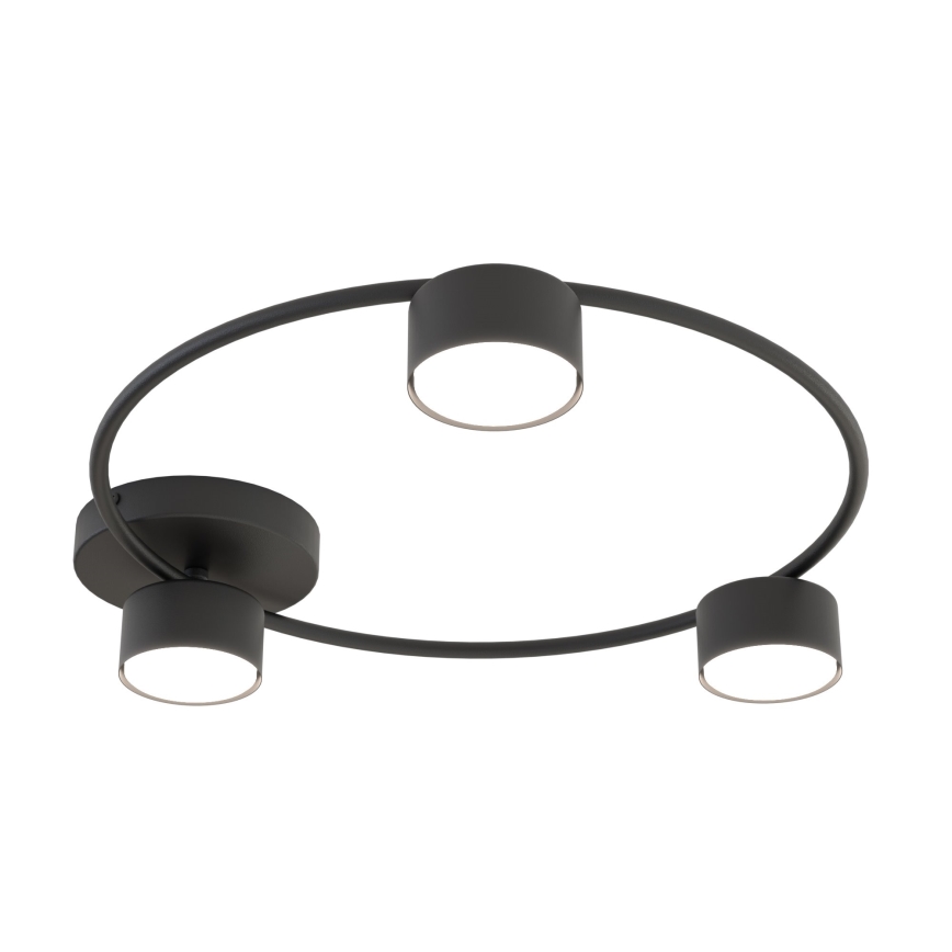 Plafón LUCIO 3xGX53/12W/230V negro