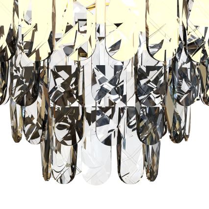 Plafón LUXURIA 9xE14/40W/230V diá. 48 cm dorado