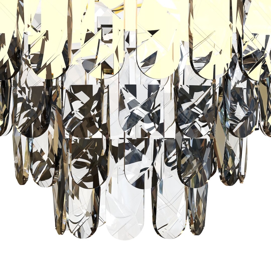 Plafón LUXURIA 9xE14/40W/230V diá. 48 cm dorado