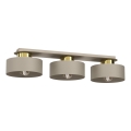 Plafón MARTI 3xE27/15W/230V beige/dorado