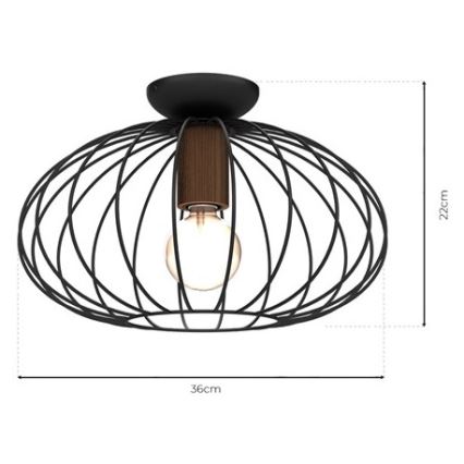 Plafón MERIDIANO 1xE27/60W/230V