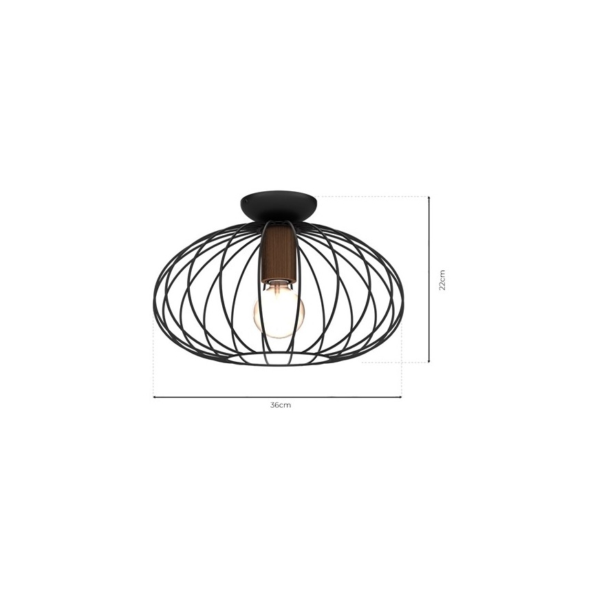 Plafón MERIDIANO 1xE27/60W/230V