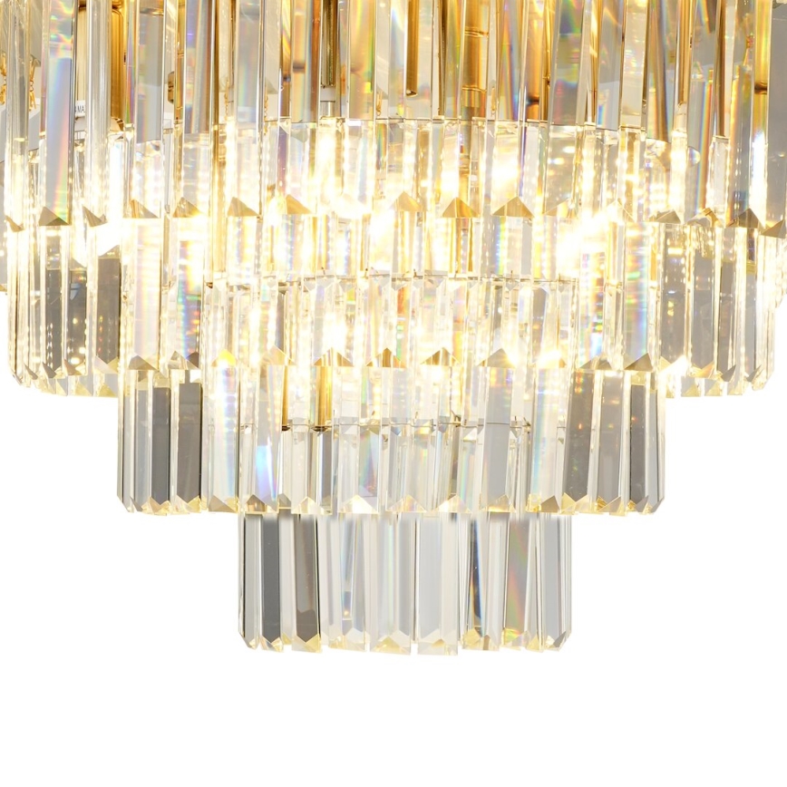 Plafón MILANO 9xE14/40W/230V dorado