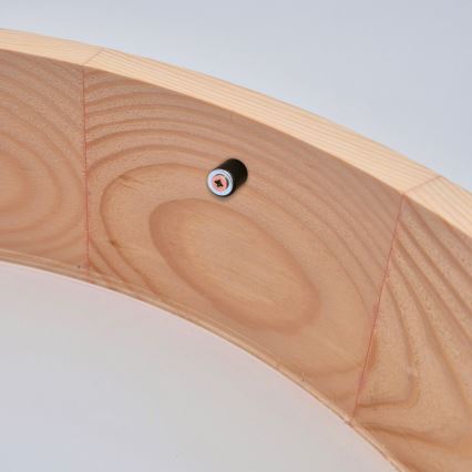Plafón NATURAL 2xE27/60W/230V ø 37 cm pino