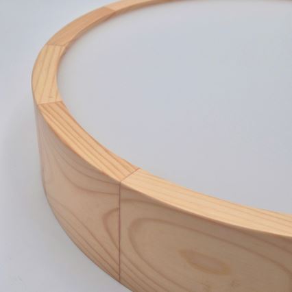 Plafón NATURAL 2xE27/60W/230V ø 37 cm pino