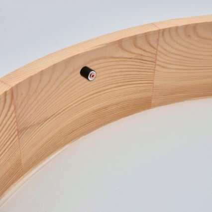 Plafón NATURAL 3xE27/60W/230V ø 47 cm pino
