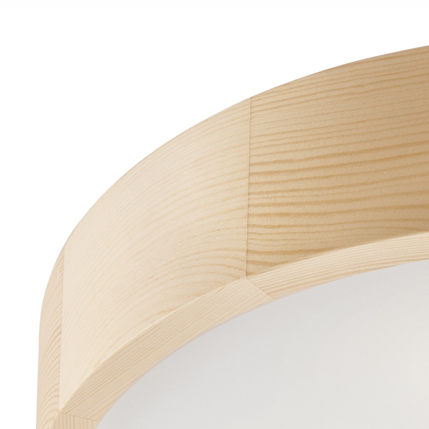 Plafón NATURAL 3xE27/60W/230V ø 47 cm pino