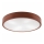 Plafón NATURAL 4xE27/60W/230V ø 57,5 cm pino/marrón
