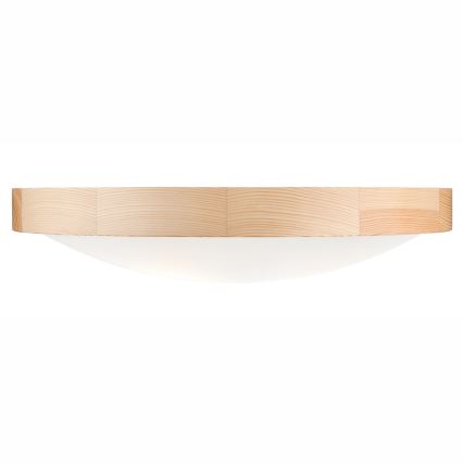Plafón NATURAL SLIM 3xE27/60W/230V ø 47 cm pino