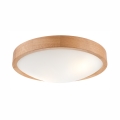 Plafón OAK SLIM 2xE27/60W/230V roble ø 37 cm