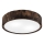 Plafón OAK SMOKY 2xE27/15W/230V ø 37,5 cm roble/marón oscuro