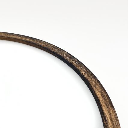 Plafón OAK SMOKY 2xE27/15W/230V ø 37,5 cm roble/marón oscuro