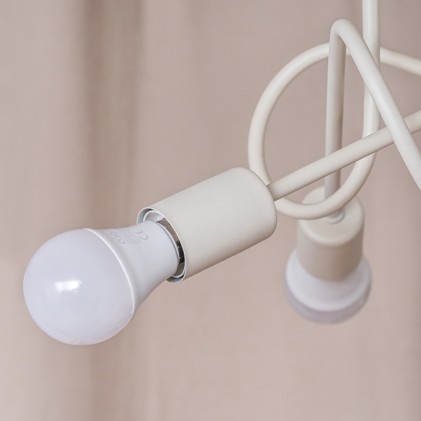 Plafón OXFORD 3xE27/15W/230V color crema