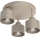Plafón PARKLA 3xE27/15W/230V beige