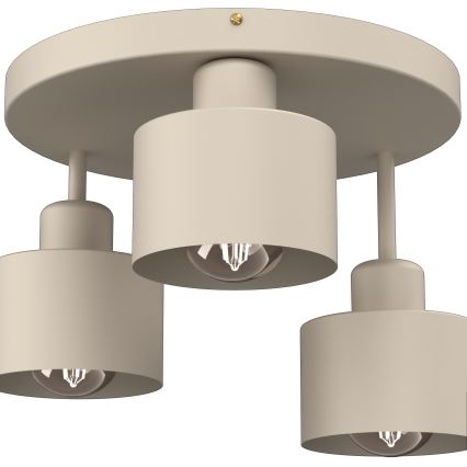 Plafón PARKLA 3xE27/15W/230V beige