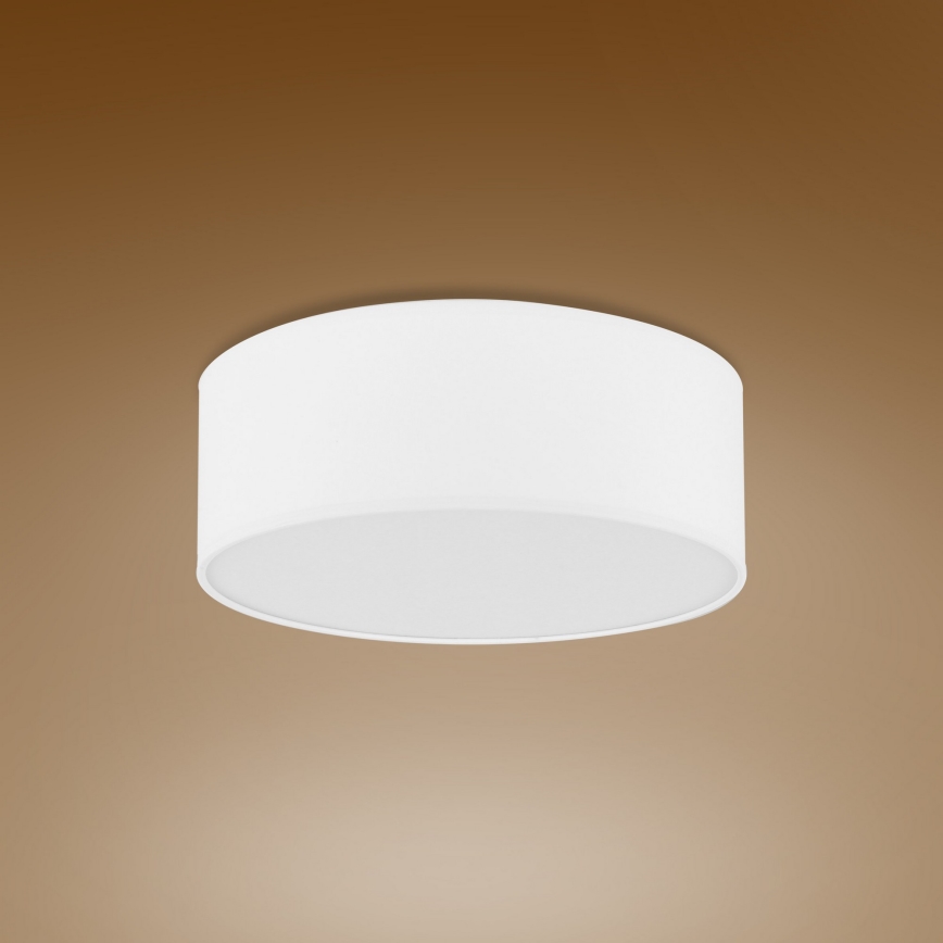 Plafón RONDO 4xE27/15W/230V diámetro 45 cm blanco