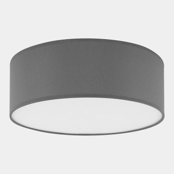 Plafón RONDO 4xE27/15W/230V diámetro 45 cm gris