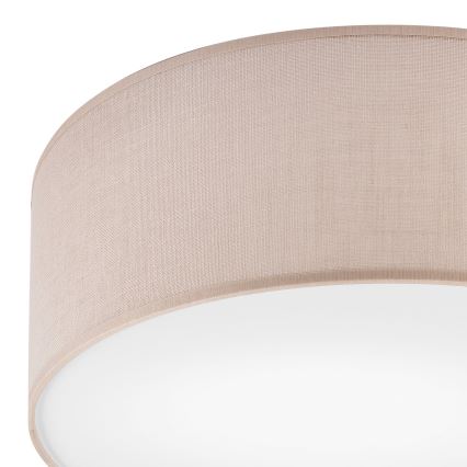 Plafón SIRJA DOUBLE 2xE27/15W/230V diá. 35 cm beige