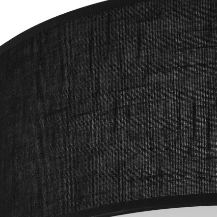 Plafón SIRJA DOUBLE 2xE27/15W/230V diá. 35 cm negro
