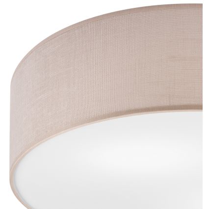 Plafón SIRJA DOUBLE 4xE27/15W/230V diá. 45 cm beige