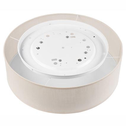 Plafón SIRJA DOUBLE 4xE27/15W/230V diá. 45 cm color crema