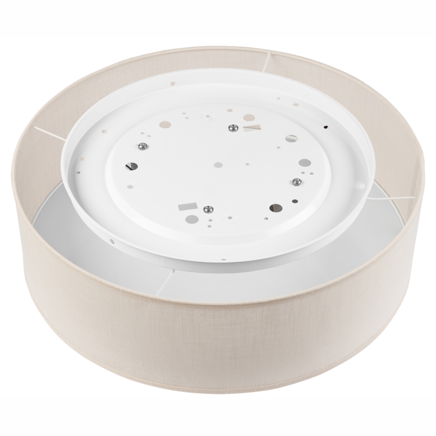 Plafón SIRJA DOUBLE 4xE27/15W/230V diá. 45 cm color crema