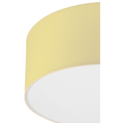 Plafón SIRJA PASTEL 1xE27/60W/230V diá. 35 cm amarillo