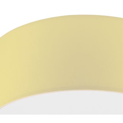 Plafón SIRJA PASTEL 1xE27/60W/230V diá. 35 cm amarillo