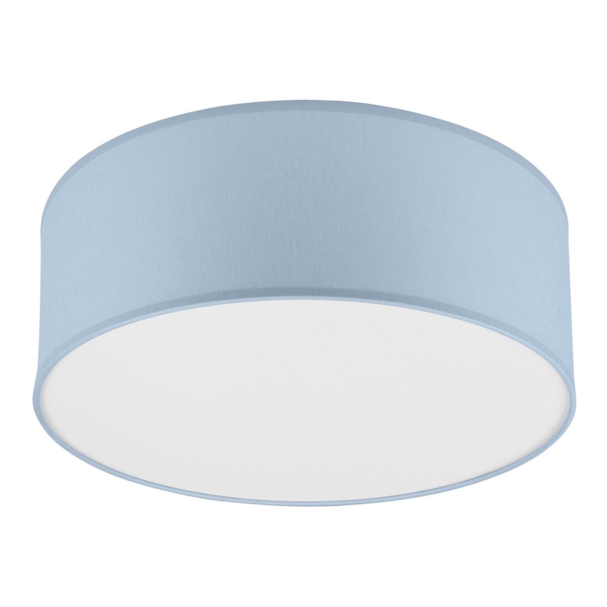 Plafón SIRJA PASTEL 1xE27/60W/230V diá. 35 cm azul