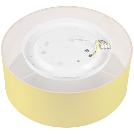 Plafón SIRJA PASTEL DOUBLE 2xE27/15W/230V diá. 35 cm amarillo