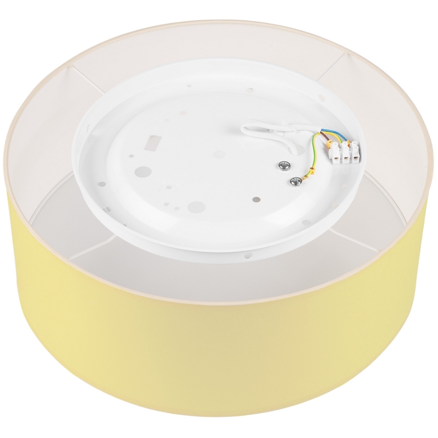 Plafón SIRJA PASTEL DOUBLE 2xE27/15W/230V diá. 35 cm amarillo