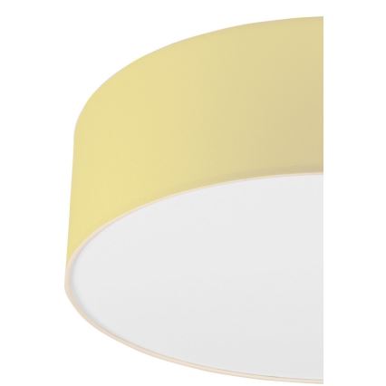 Plafón SIRJA PASTEL DOUBLE 4xE27/15W/230V diá. 45 cm amarillo