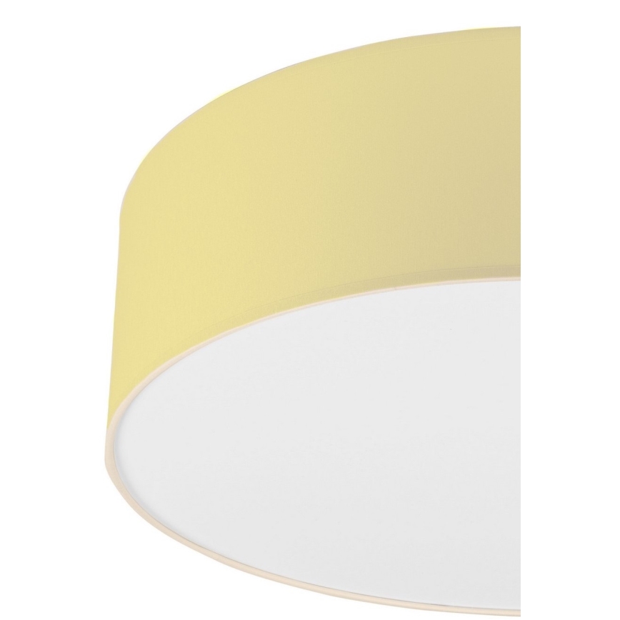 Plafón SIRJA PASTEL DOUBLE 4xE27/15W/230V diá. 45 cm amarillo
