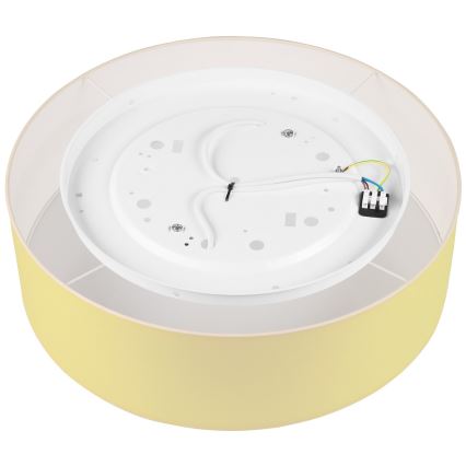 Plafón SIRJA PASTEL DOUBLE 4xE27/15W/230V diá. 45 cm amarillo