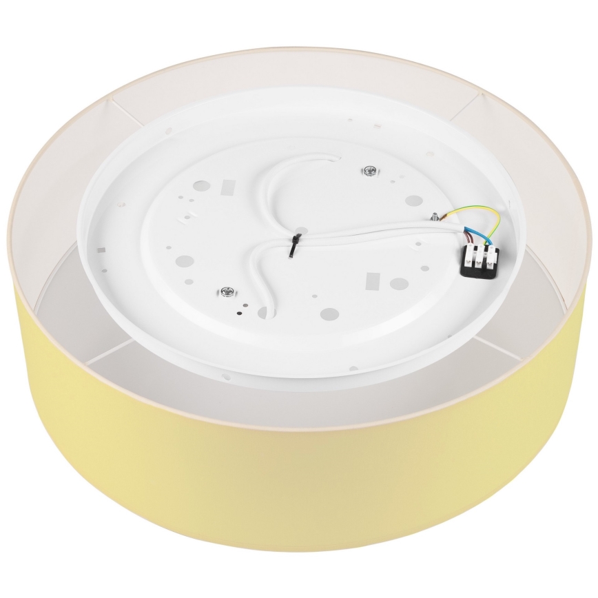 Plafón SIRJA PASTEL DOUBLE 4xE27/15W/230V diá. 45 cm amarillo