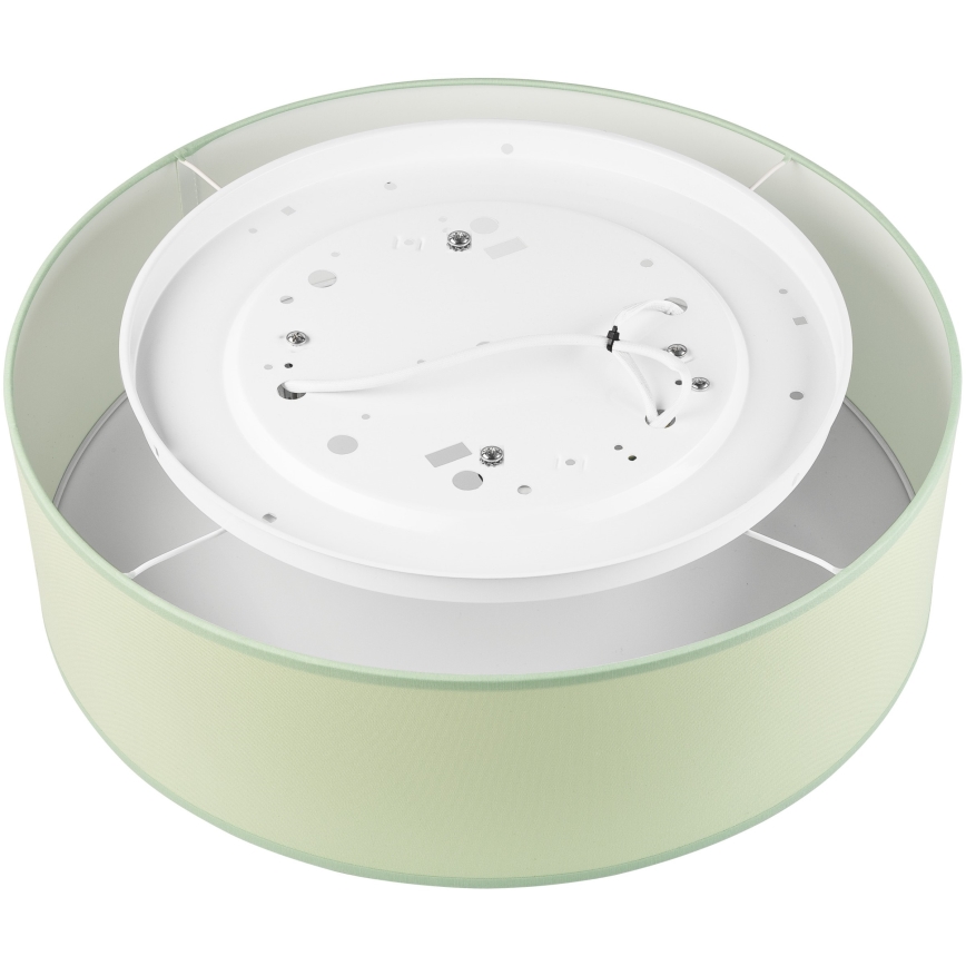Plafón SIRJA PASTEL DOUBLE 4xE27/15W/230V diá. 45 cm Verde