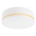 Plafón SIRJA STRIPE 4xE27/15W/230V diá. 45 cm blanco