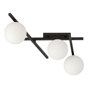 Plafón SMART 3xE14/10W/230V negro/blanco