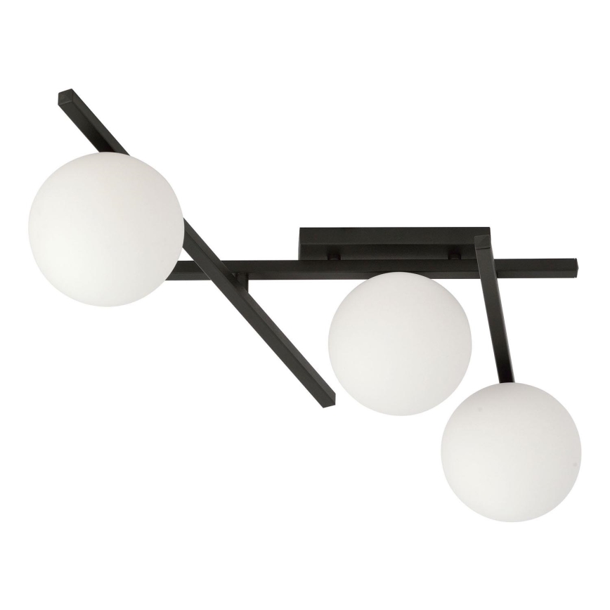 Plafón SMART 3xE14/10W/230V negro/blanco