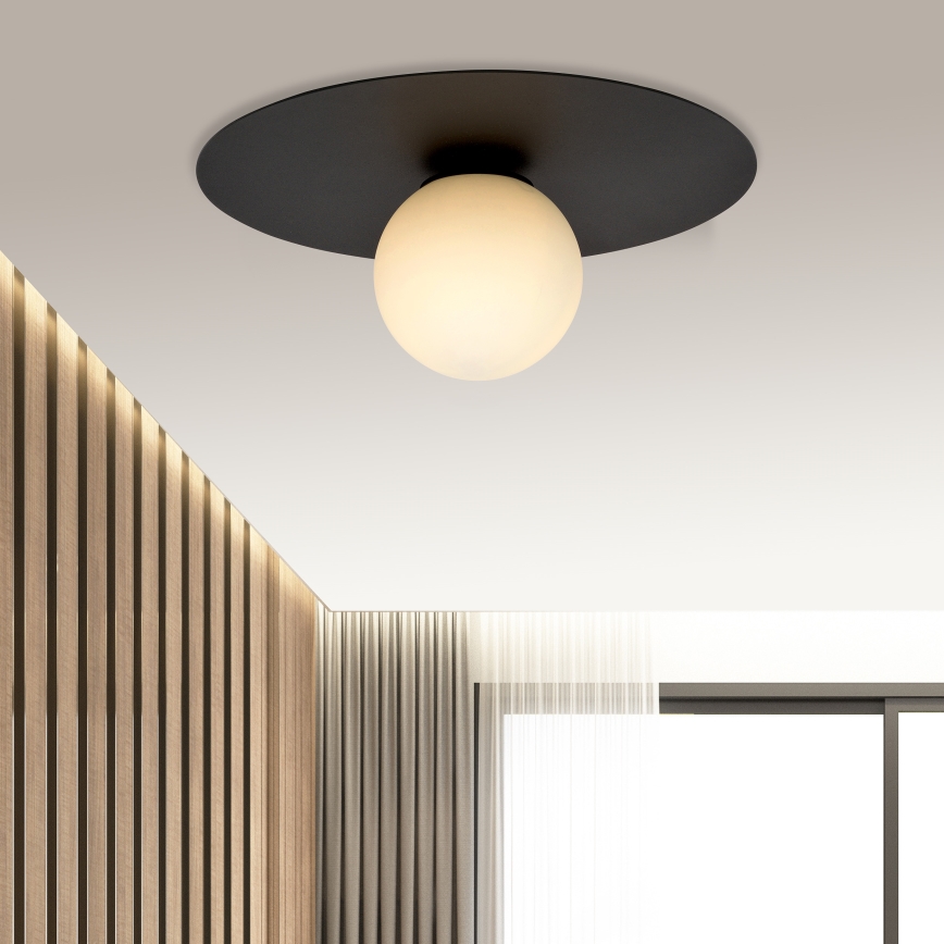 Plafón SOLAR 1xE14/10W/230V negro/blanco