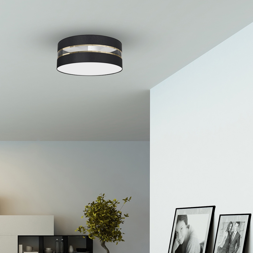 Plafón ULTIMO 3xE27/60W/230V negro