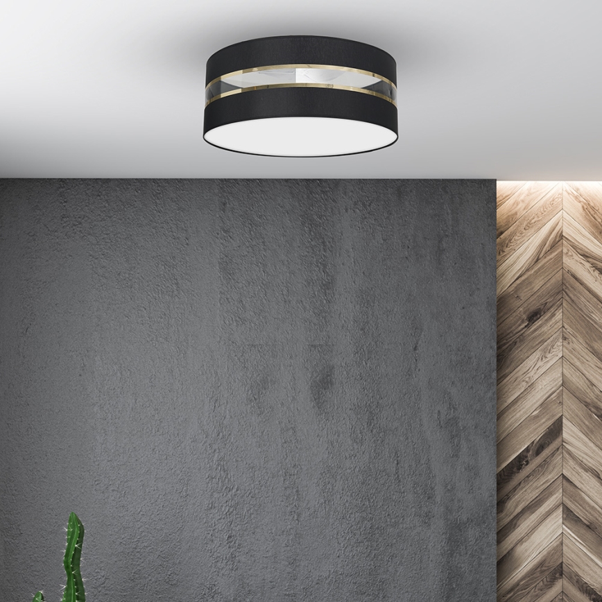 Plafón ULTIMO 3xE27/60W/230V negro