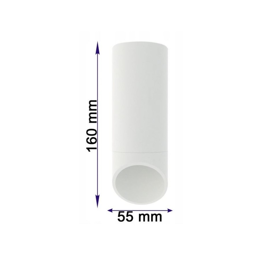 Plafón VALDA 1xGU10/60W/230V blanco