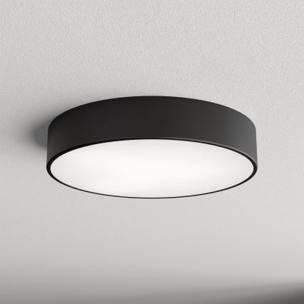 Plafón with a sensor CLEO 3xE27/24W/230V d. 40 cm negro