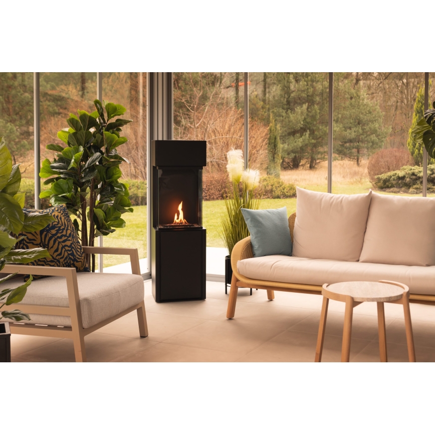Planika - Chimenea BIO con control remoto 126,2x40 cm 3,5kW/230V