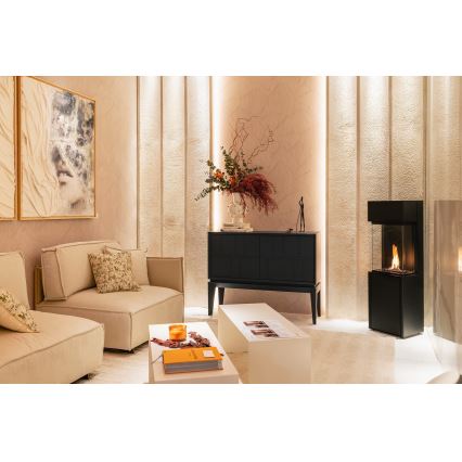 Planika - Chimenea BIO con control remoto 126,2x40 cm 3,5kW/230V