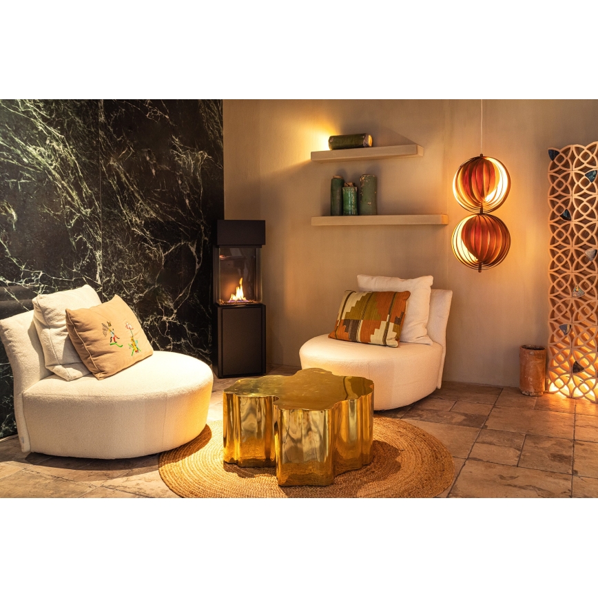 Planika - Chimenea BIO con control remoto 126,2x40 cm 3,5kW/230V