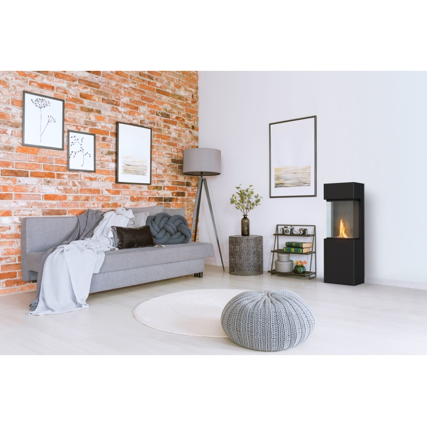 Planika - Chimenea BIO con control remoto 126,2x40 cm 3,5kW/230V