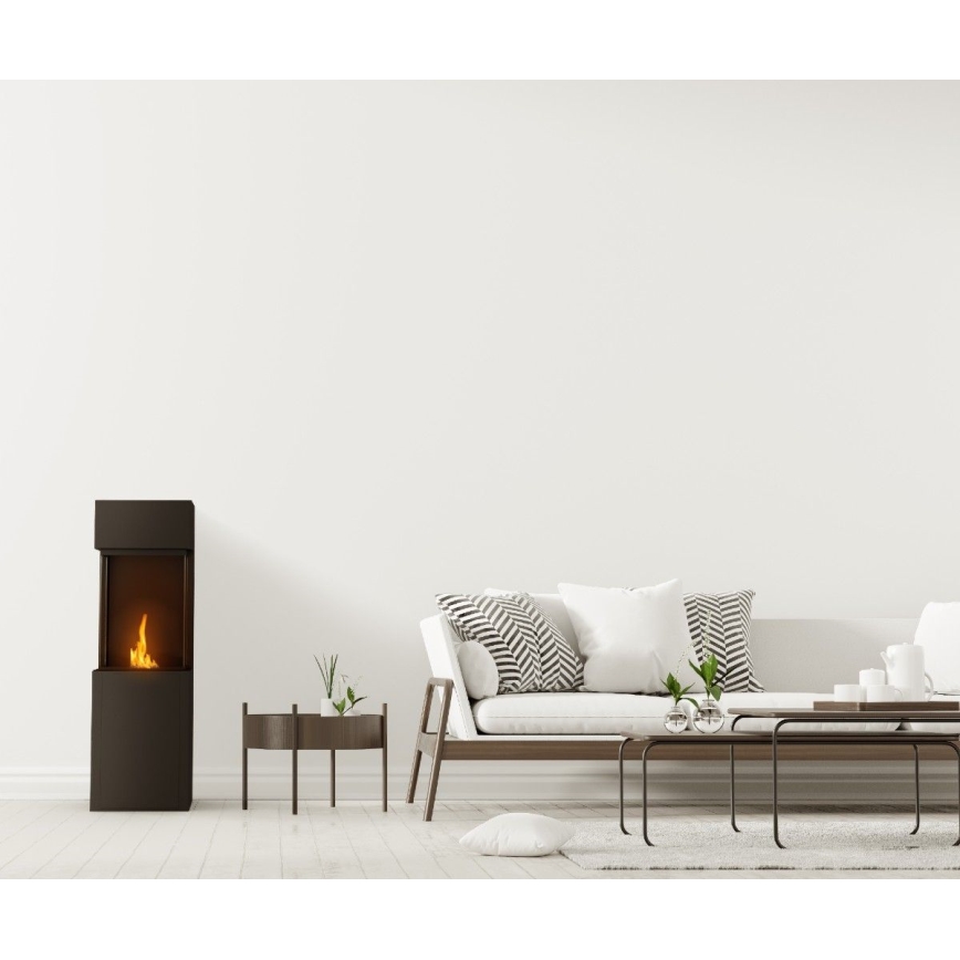 Planika - Chimenea BIO con control remoto 126,2x40 cm 3,5kW/230V