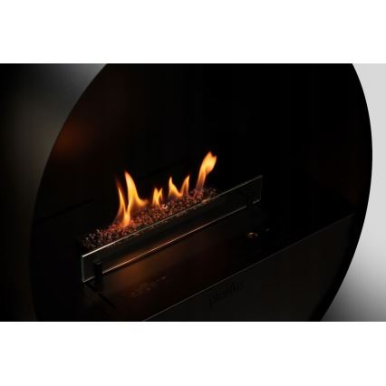 Planika - Chimenea BIO con control remoto 72,6x65 cm 2,5kW/230V negro